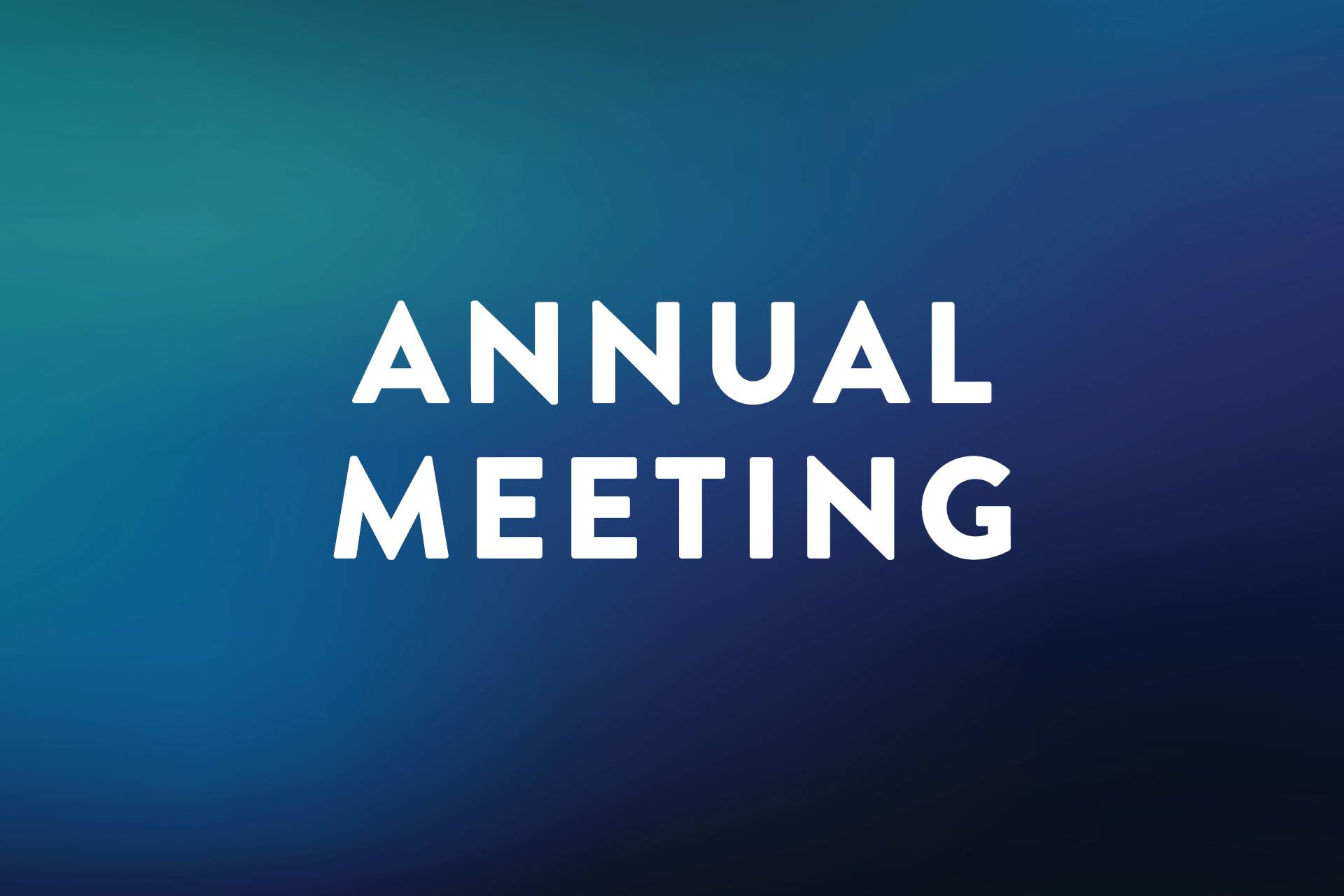Link to Annual Meeting detail page